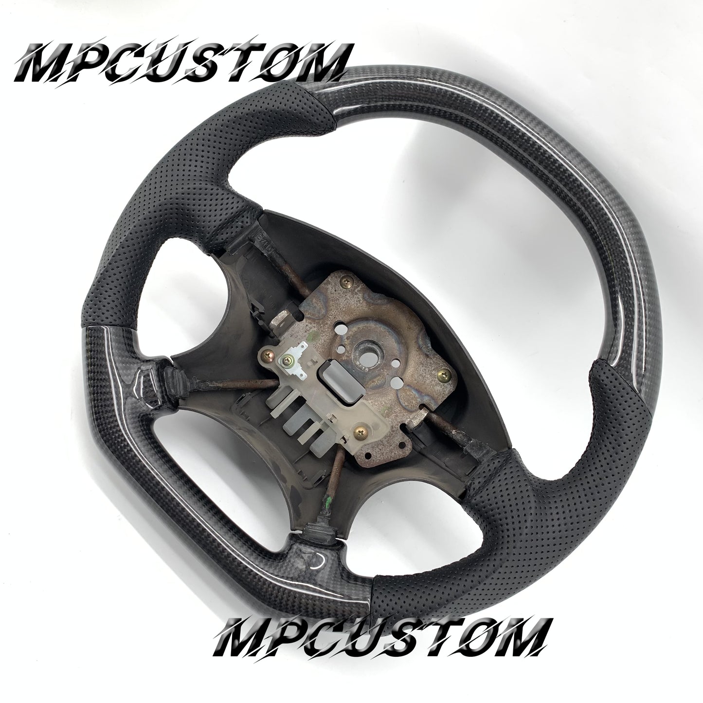 Mpcustom for Honda CR-V CRV 2002-2006 carbon fiber steering wheel flat bottom