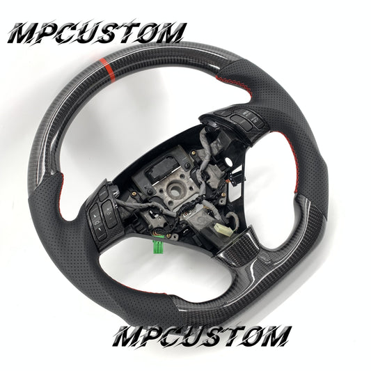 Mpcustom for Honda 7th gen Accord coupe 2003-2007 carbon fiber steering wheel round top