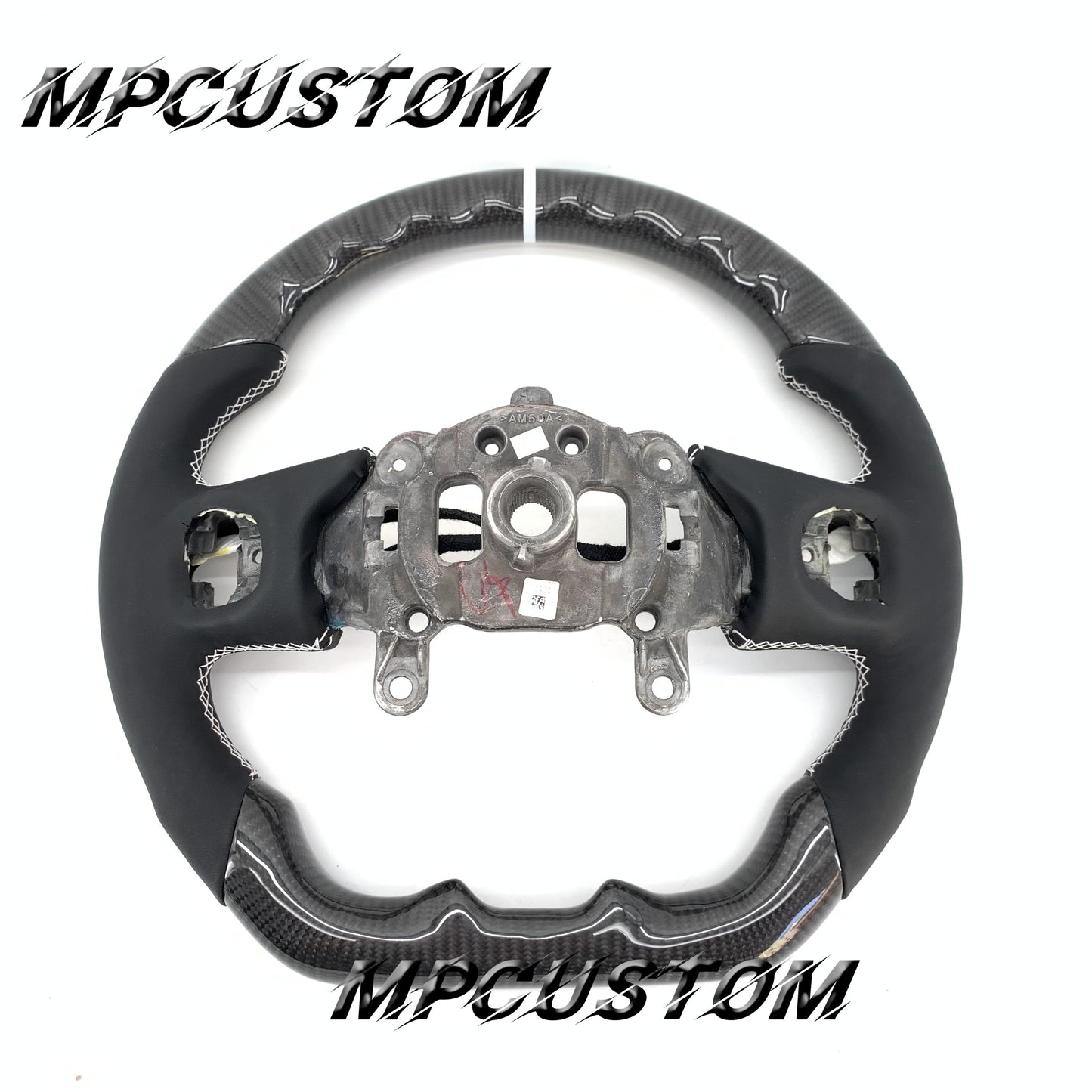 Mpcustom for Jeep Wrangler JL 2018+ carbon fiber steering wheel gloss