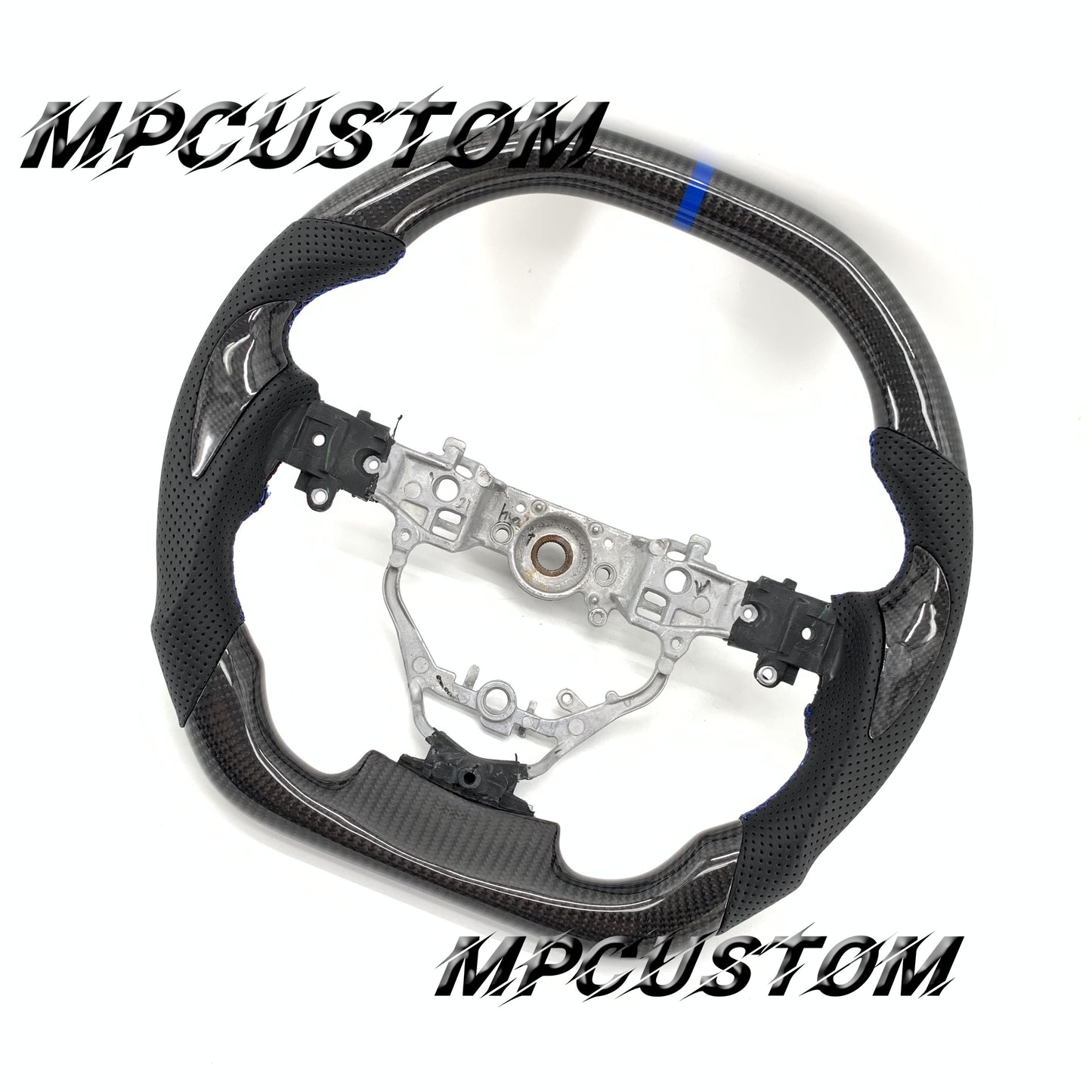 Mpcustom for Toyota Sienta 2017 carbon fiber steering wheel flat top
