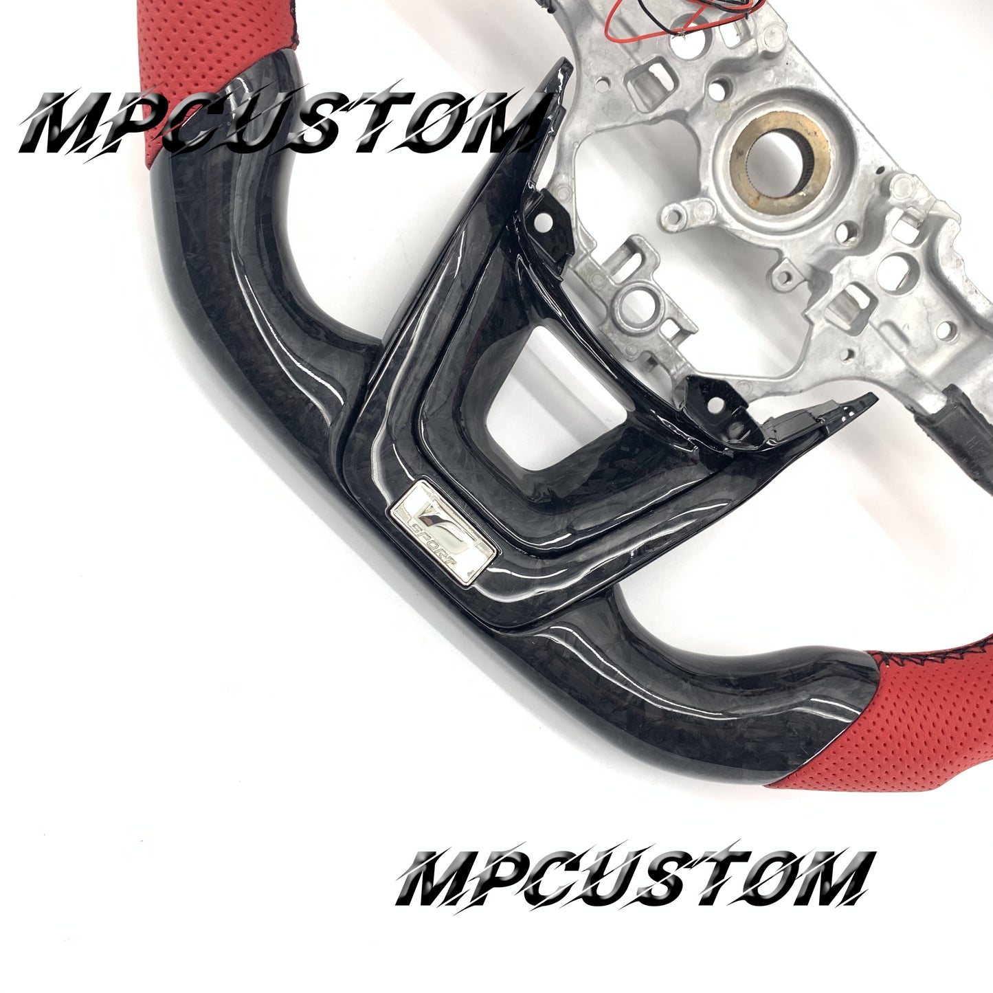 Mpcustom for Lexus NX350 2022 carbon fiber steering wheel gloss and led