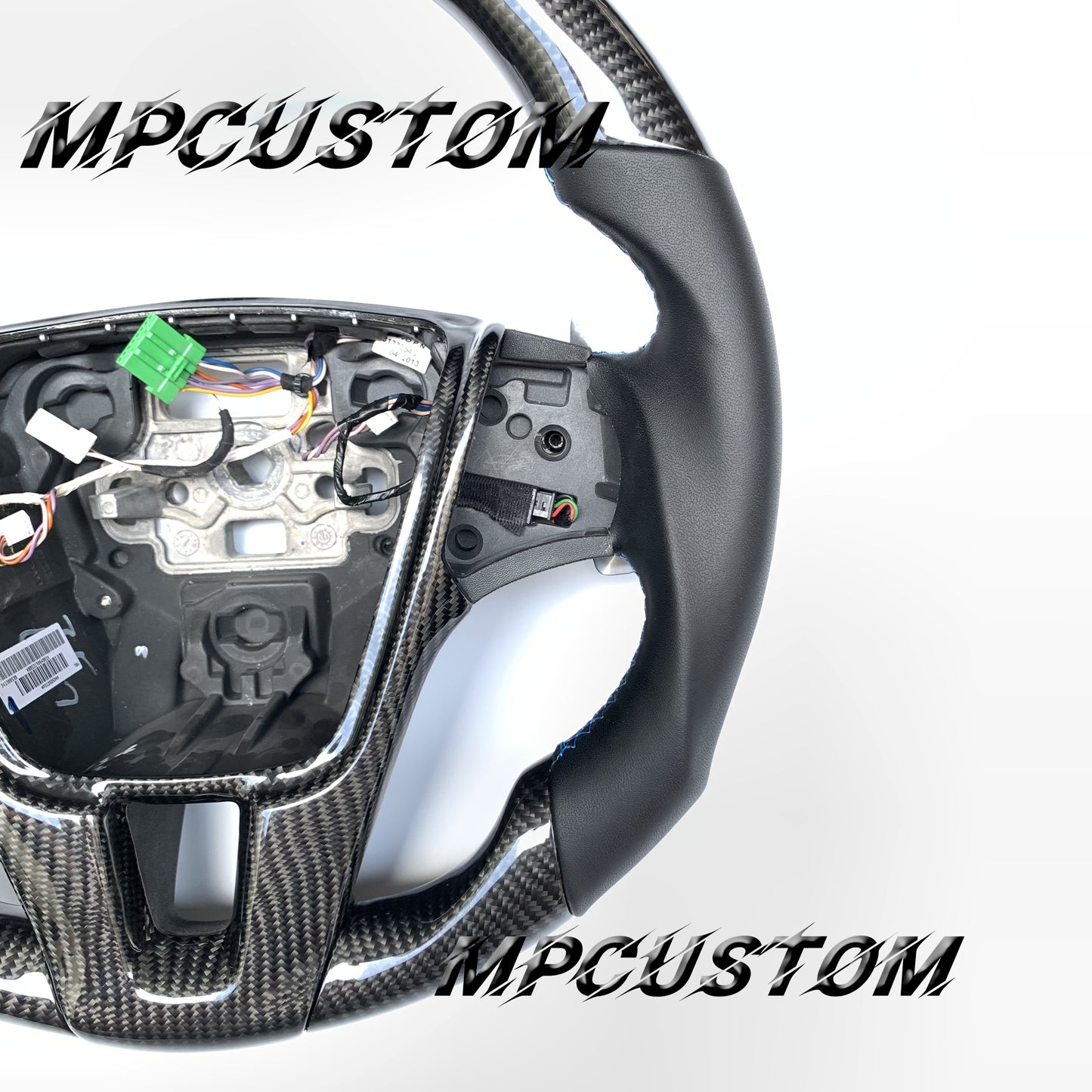 Mpcustom for Volvo v60R 2017 carbon fiber steering wheel round top