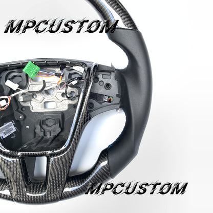 Mpcustom for Volvo v60R 2017 carbon fiber steering wheel round top