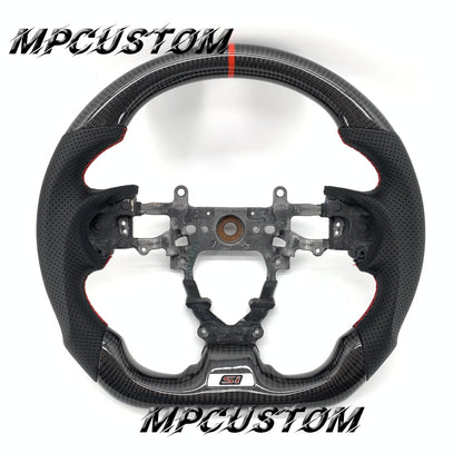 Mpcustom for Honda 9th Gen Civic 2012-2015 carbon fiber steering wheel round top