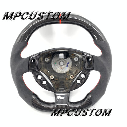 Mpcustom for Maserati GT carbon fiber steering wheel flat bottom