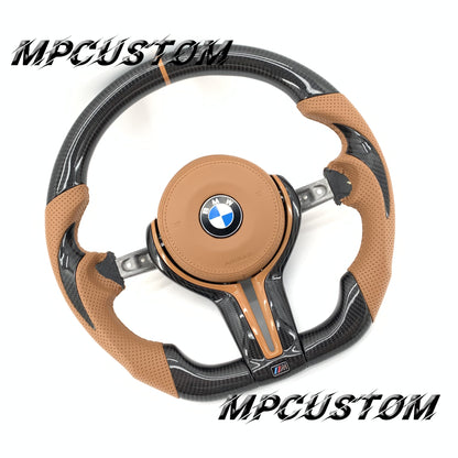 Mpcustom for BMW 4 series F32/F33/F36 carbon fiber steering wheel brown