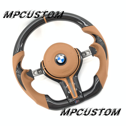 Mpcustom for BMW 4 series F32/F33/F36 carbon fiber steering wheel brown