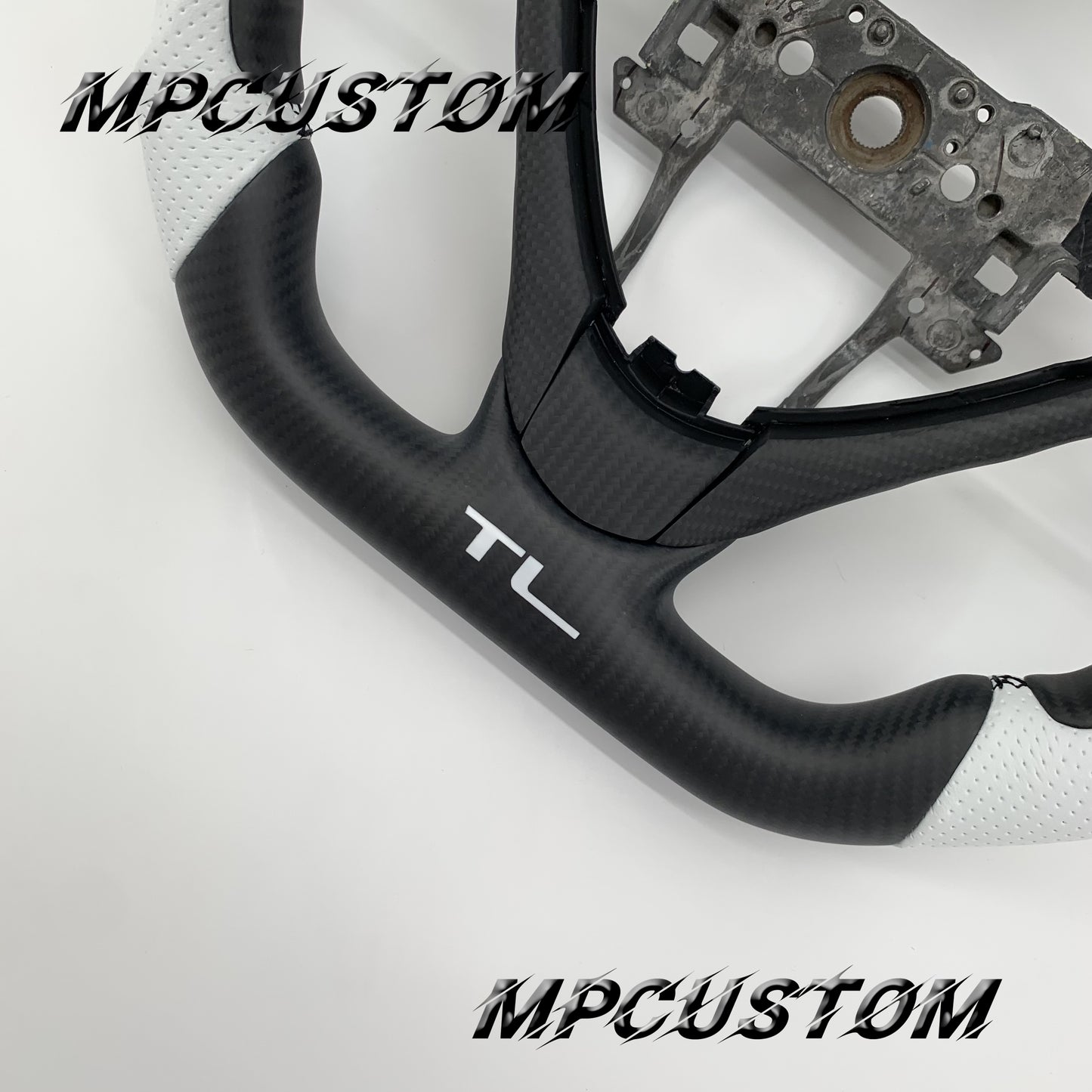 Mpcustom Acura TL 2009-2014 carbon fiber steering wheel black carbon fiber