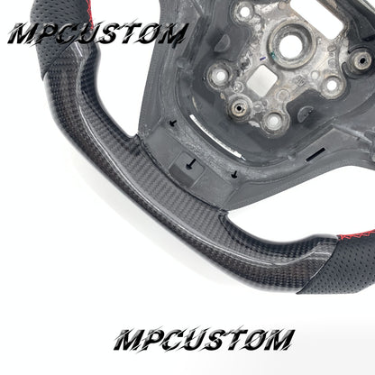 Mpcustom for Holden carbon fiber steering wheel flat bottom