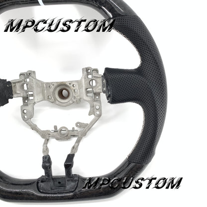 Mpcustom for Toyota 86 BRZ FRS 2013-2016 carbon fiber steering wheel gloss and flat top