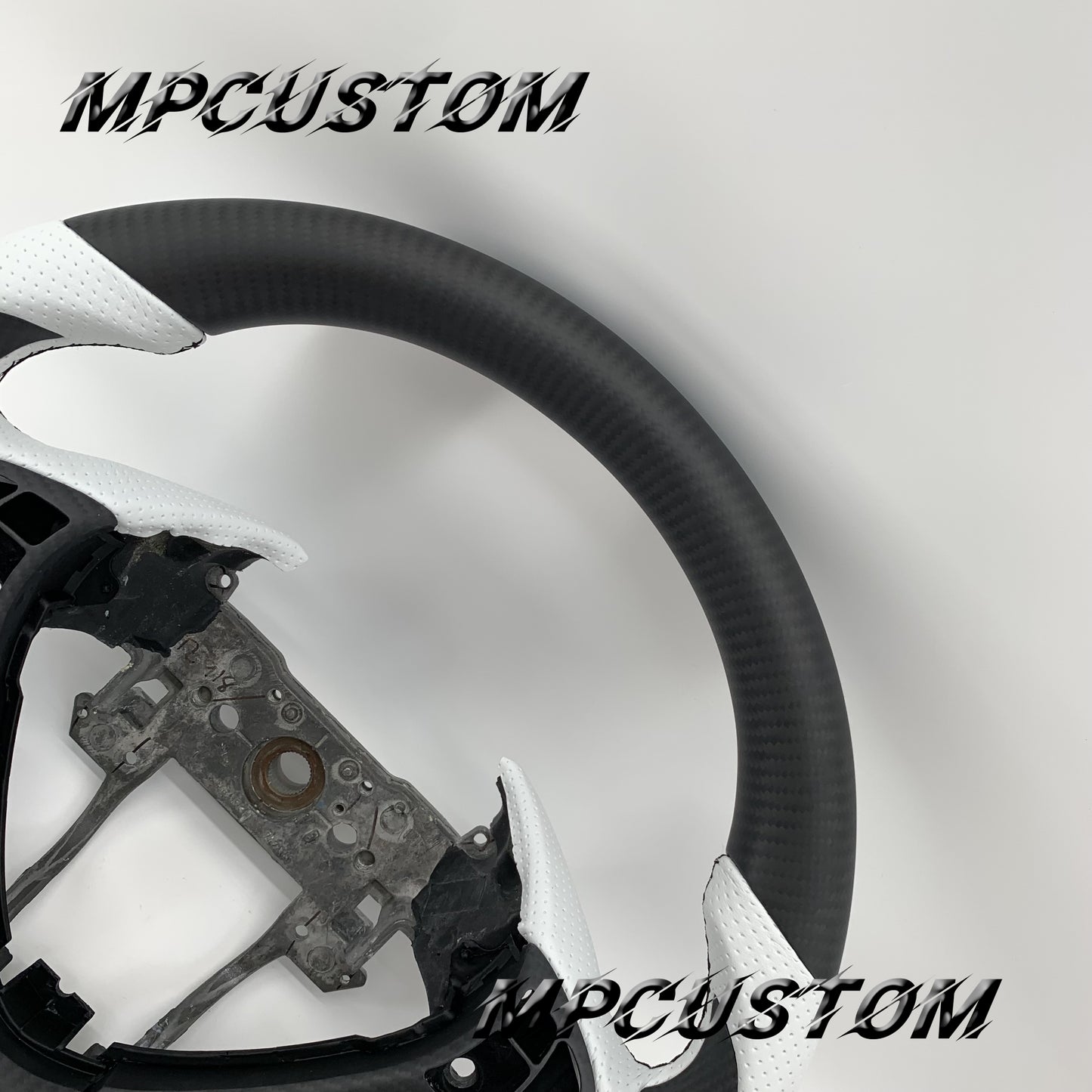 Mpcustom Acura TL 2009-2014 carbon fiber steering wheel black carbon fiber