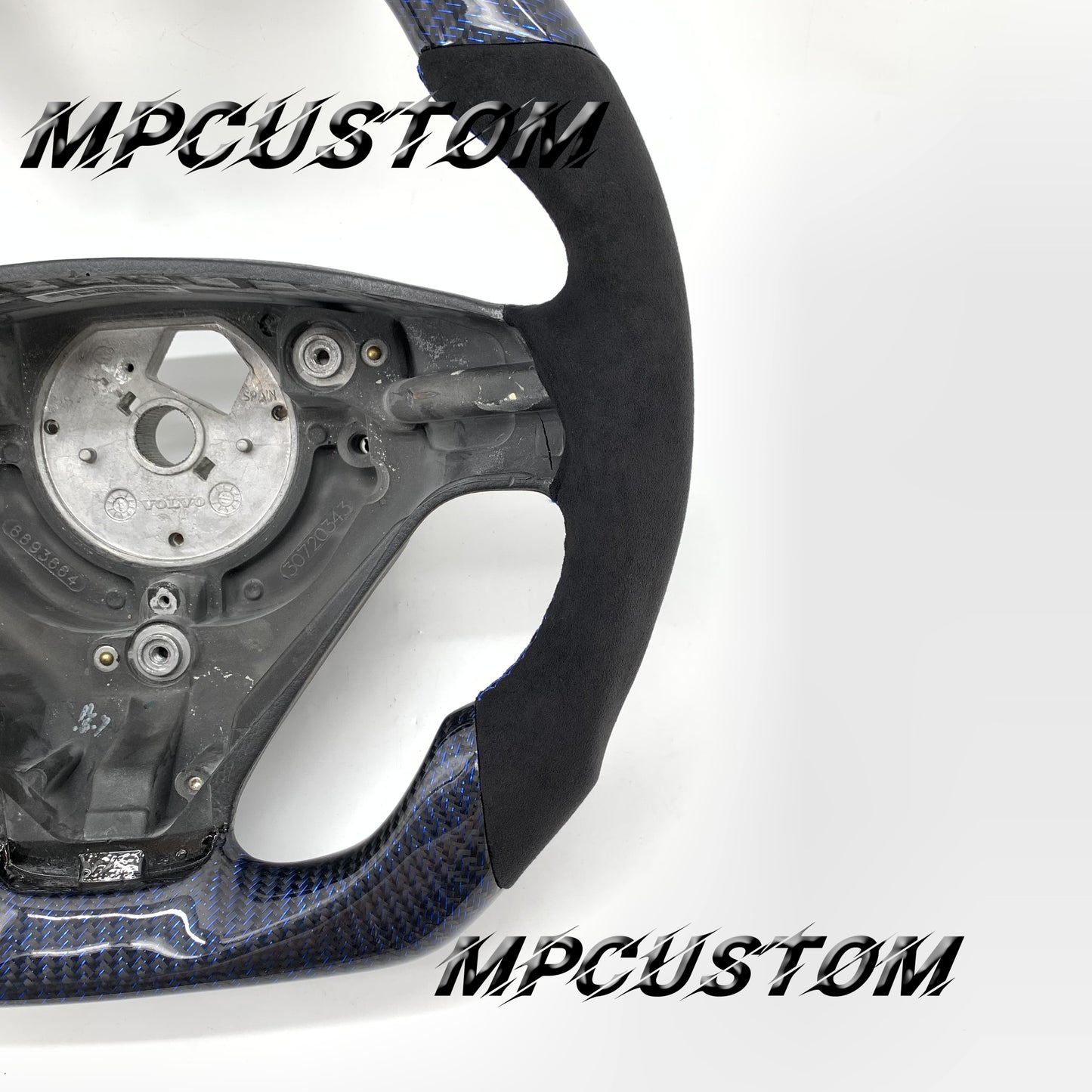 Mpcustom for Volvo S60 2005-2009 carbon fiber steering wheel flat bottom