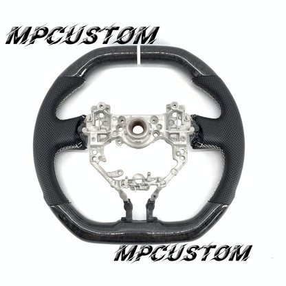 Mpcustom for Toyota 86 BRZ FRS 2013-2016 carbon fiber steering wheel flat top and flat bottom