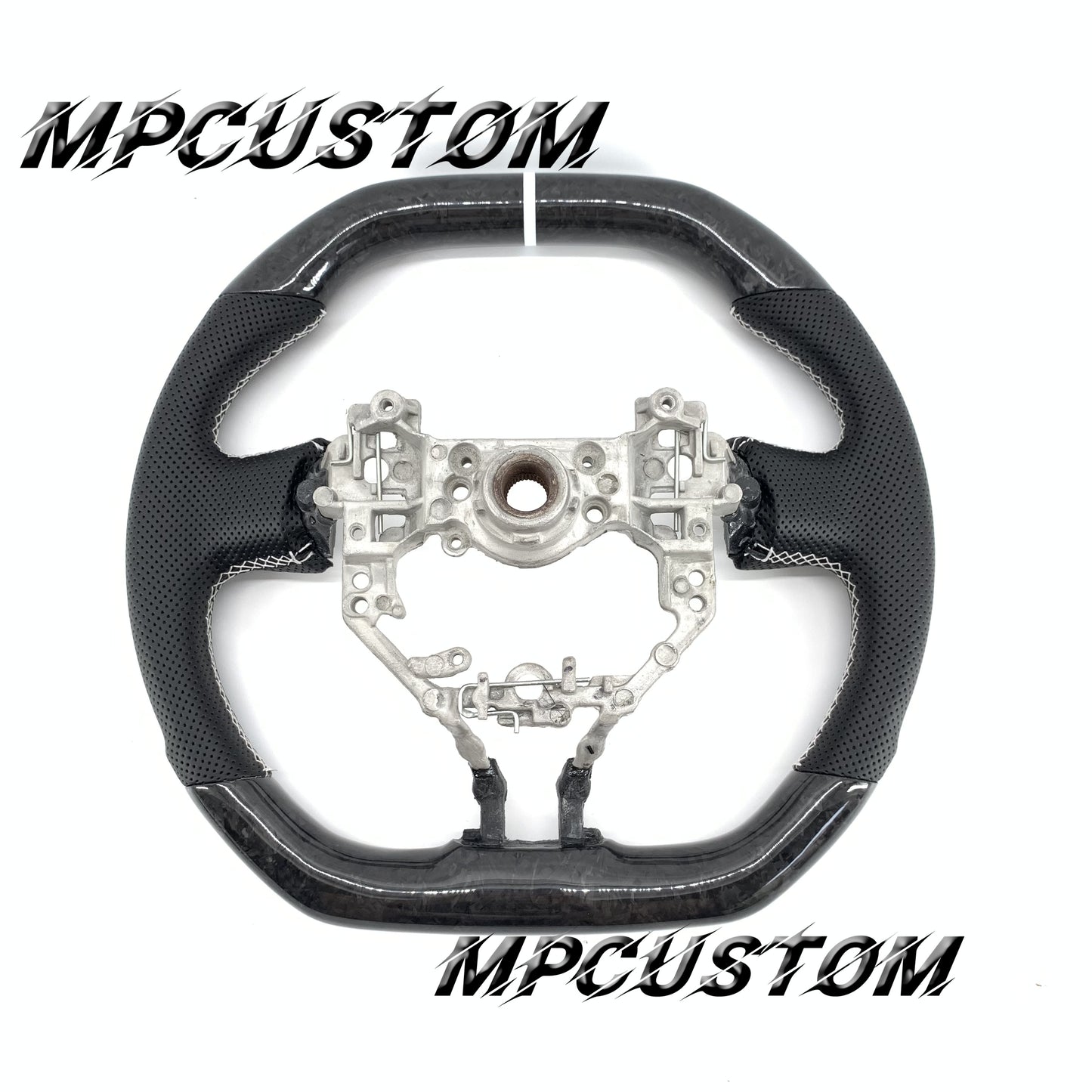Mpcustom for Toyota 86 BRZ FRS 2013-2016 carbon fiber steering wheel gloss and flat top