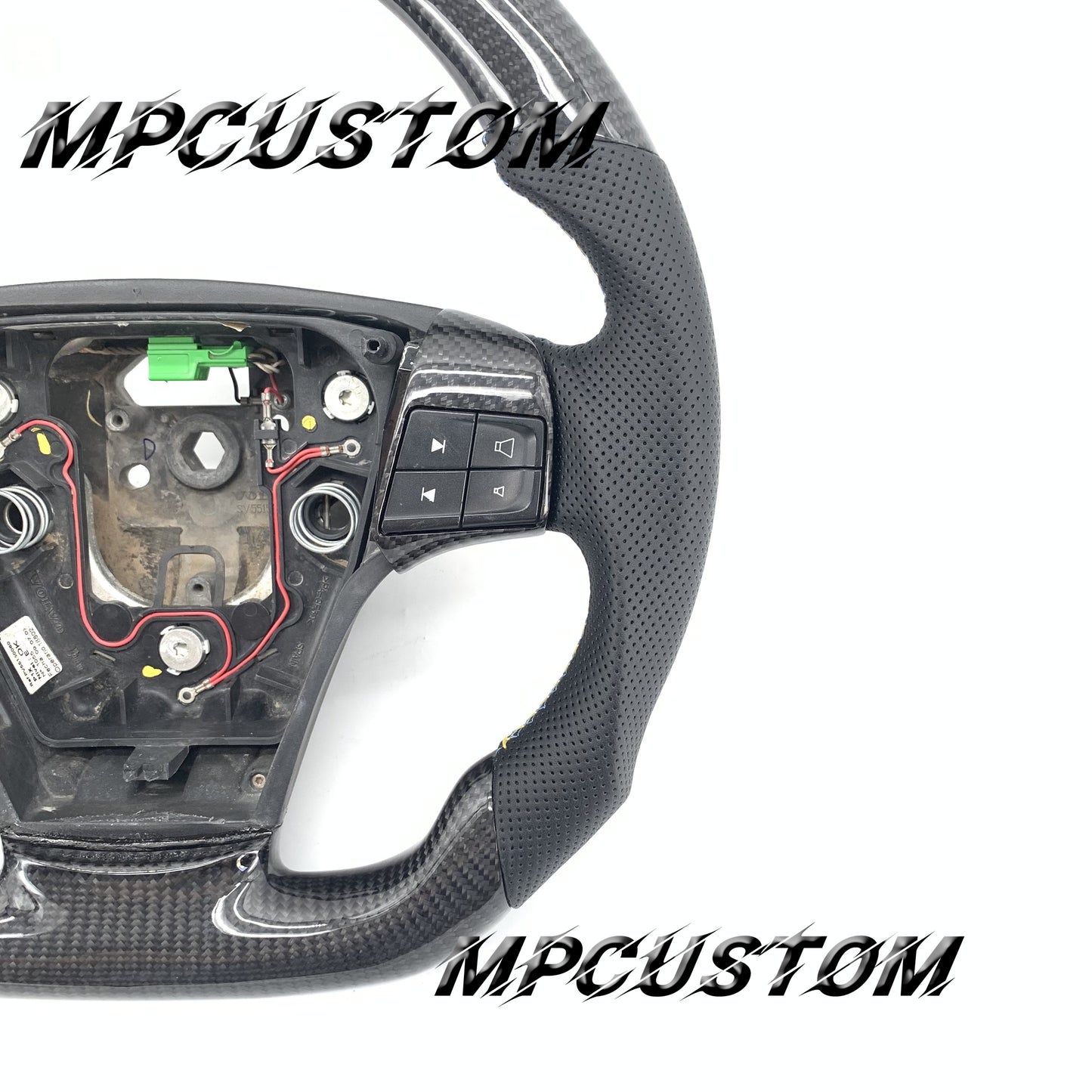 Mpcustom for Volvo S40 2008 carbon fiber steering wheel