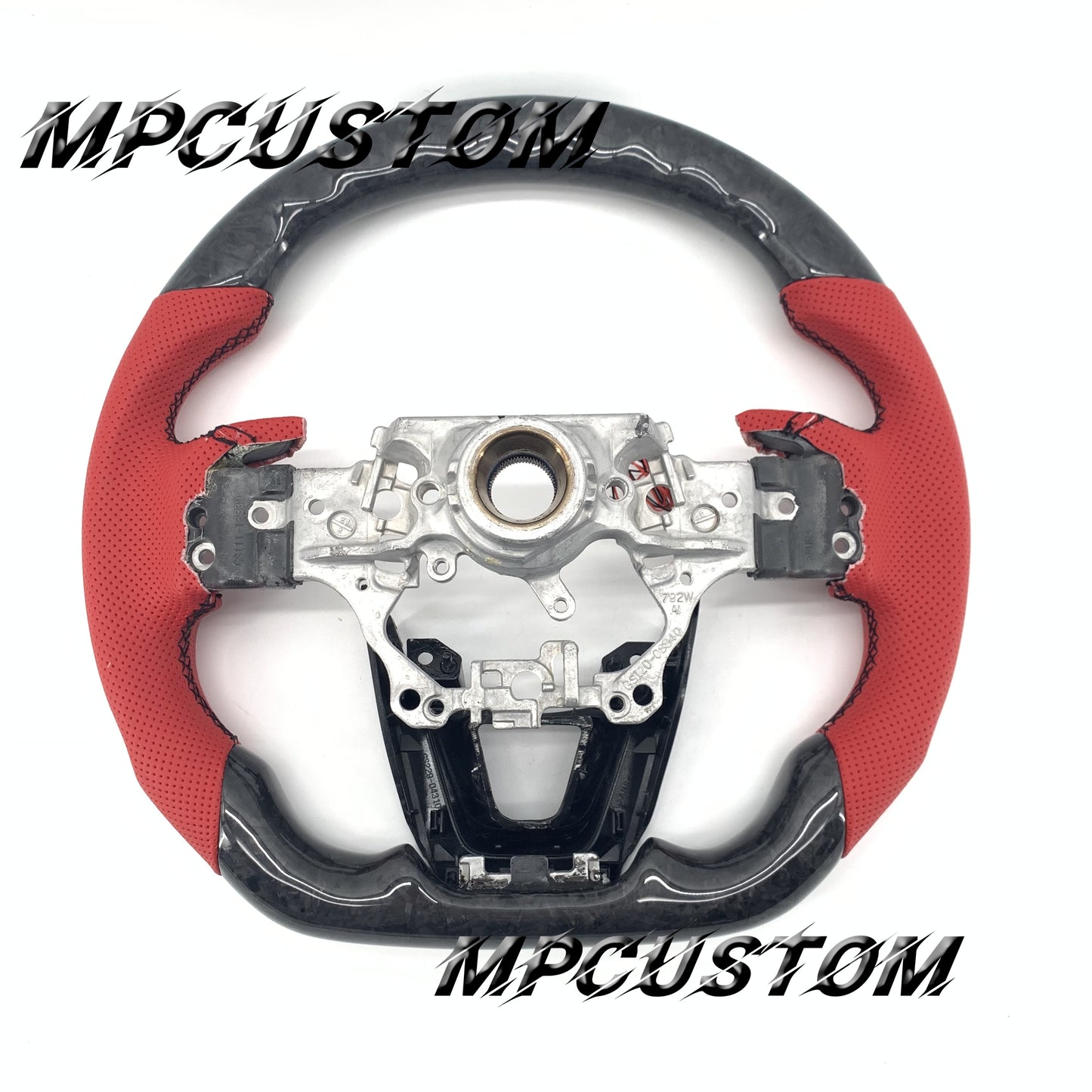 Mpcustom for Lexus NX350 2022 carbon fiber steering wheel gloss and led