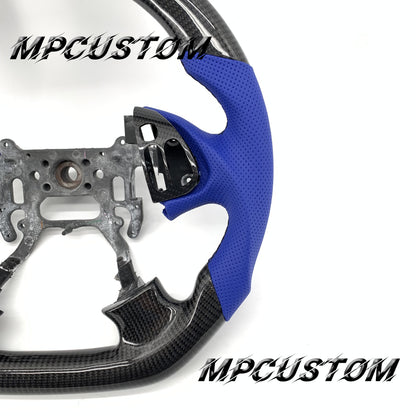Mpcustom for Acura TL 2004-2006 carbon fiber steering wheel blue