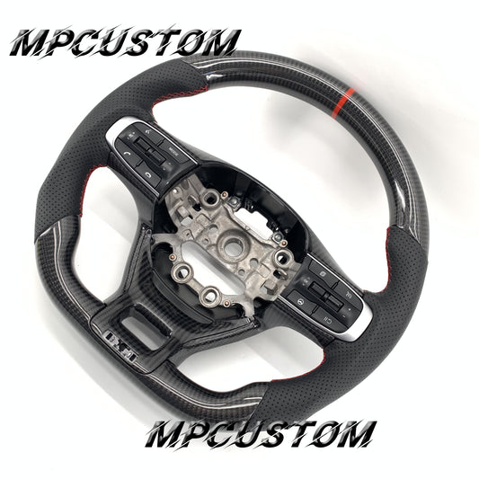 Mpcustom for KIA K5 2021+ carbon fiber steering wheel round top