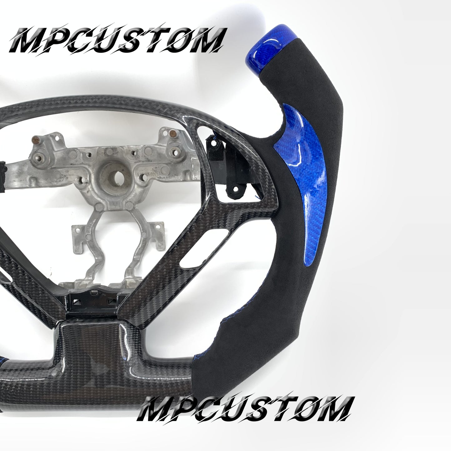 Mpcustom for Infiniti G37 2007-2015 carbon fiber steering wheel flat bottom