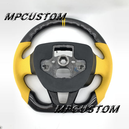Mpcustom for Ford Focus MK3 ST RS carbon fiber steering wheel gloss carbon fiber