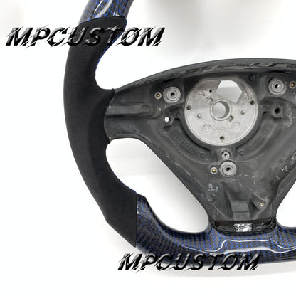 Mpcustom for Volvo S60 2005-2009 carbon fiber steering wheel flat top