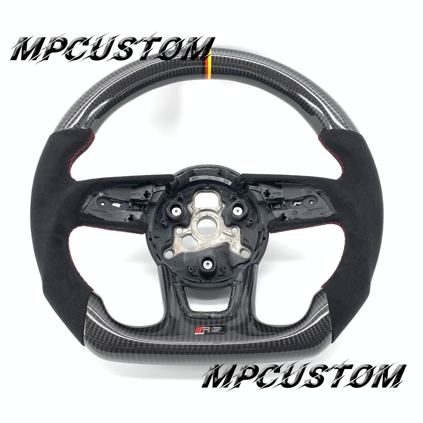 Mpcustom for Audi B9 S3 2017-2020 carbon fiber steering wheel gloss