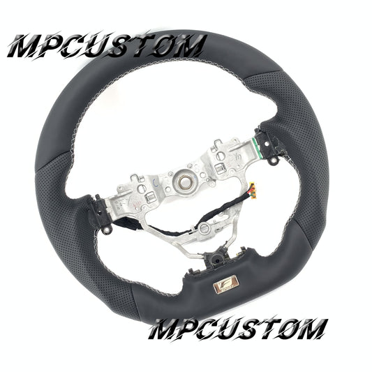 Mpcustom for Lexus GS350 2013-2015 carbon fiber steering wheel white stitching