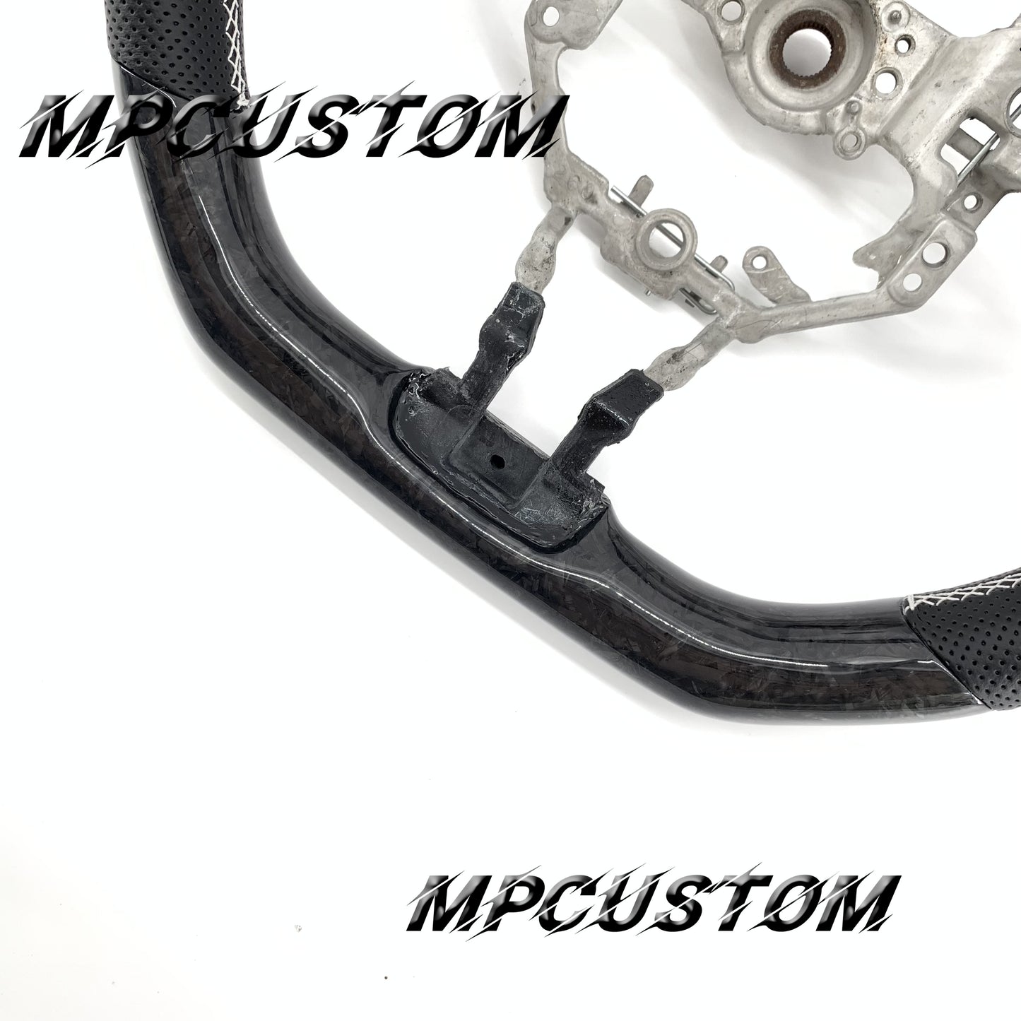 Mpcustom for Toyota 86 BRZ FRS 2013-2016 carbon fiber steering wheel gloss and flat top