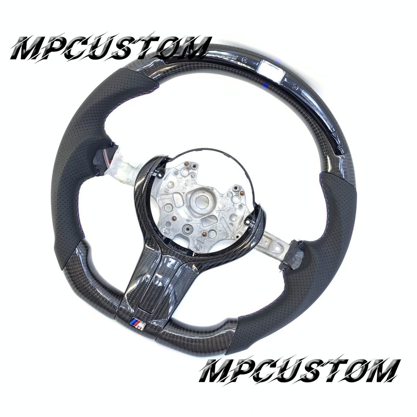 Mpcustom for BMW 5 series F10/F11 carbon fiber steering wheel led