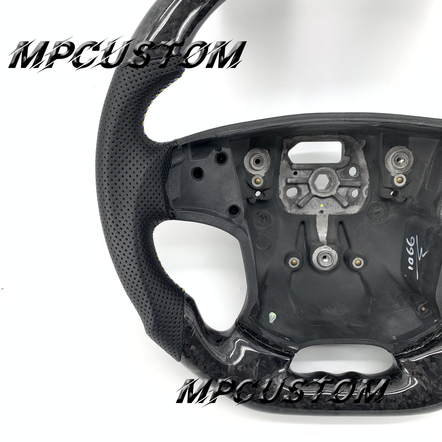 Mpcustom for Volvo S80 2007-2008 carbon fiber steering wheel flat bottom