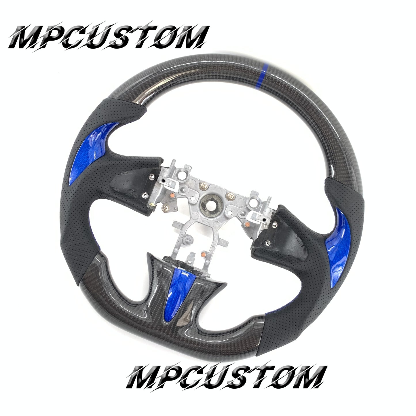 Mpcustom for Infiniti Q50 2014-2017 carbon fiber steering wheel flat bottom