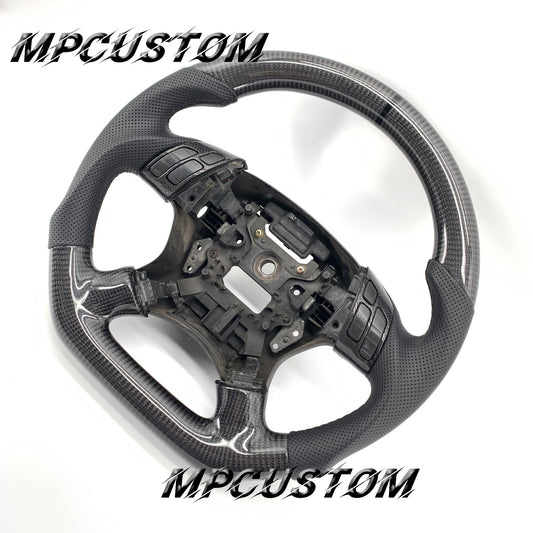 Mpcustom for Honda 7th gen Accord 2003-2007 carbon fiber steering wheel round top