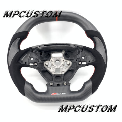 Mpcustom for Chevrolet Corvette C7 2014-2019 carbon fiber steering wheel matte