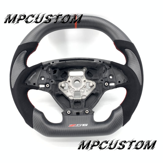 Mpcustom for Chevrolet Corvette C7 2014-2019 carbon fiber steering wheel matte