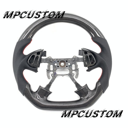 Mpcustom for Acura TL 2004-2006 gloss black carbon fiber steering wheel