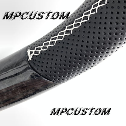 Mpcustom for Toyota 86 BRZ FRS 2013-2016 carbon fiber steering wheel gloss and flat top