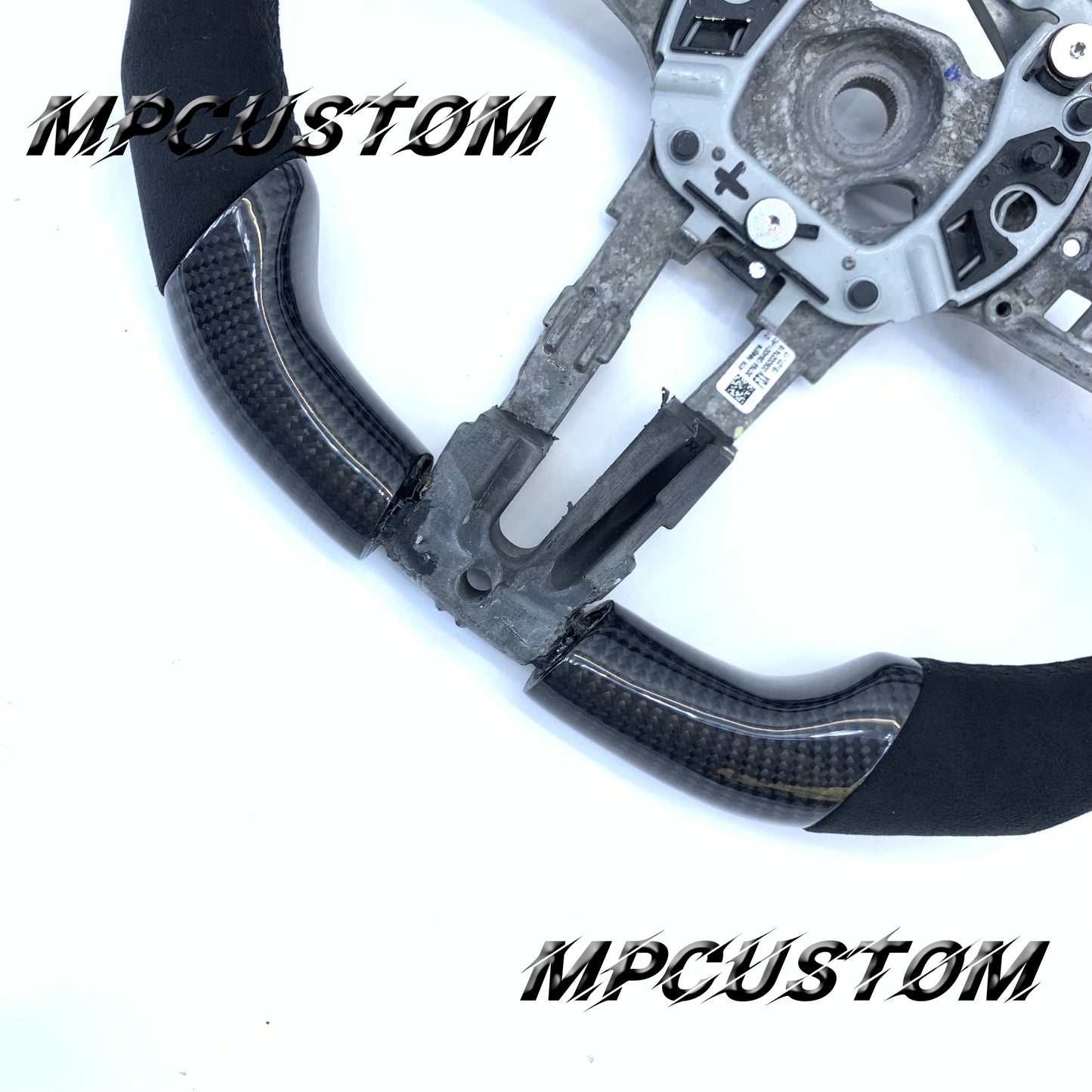 Mpcustom for BMW M3 carbon fiber steering wheel Alcantara
