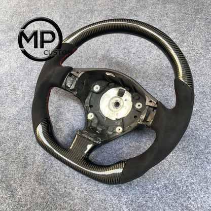 MPCUSTOM Fit For Maserati Spyder 4200 M138 GT Cambiocorsa carbon fiber steering wheel black Alcantara