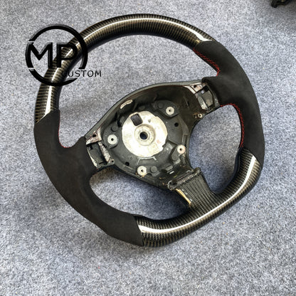 MPCUSTOM Fit For Maserati Spyder 4200 M138 GT Cambiocorsa carbon fiber steering wheel black Alcantara