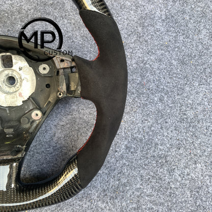 MPCUSTOM Fit For Maserati Spyder 4200 M138 GT Cambiocorsa carbon fiber steering wheel black Alcantara