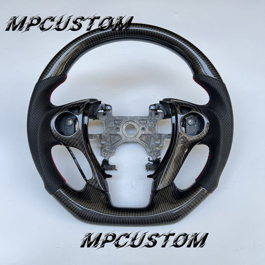 Mpcustom for Honda 9th gen Accord 2013-2017 carbon fiber steering wheel flat bottom