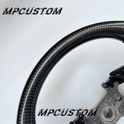 Mpcustom for Honda 9th gen Accord 2013-2017 carbon fiber steering wheel flat bottom