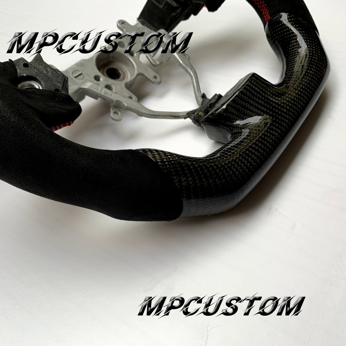 Mpcustom for Subaru wrx sti 2008-2014 carbon fiber steering wheel round top