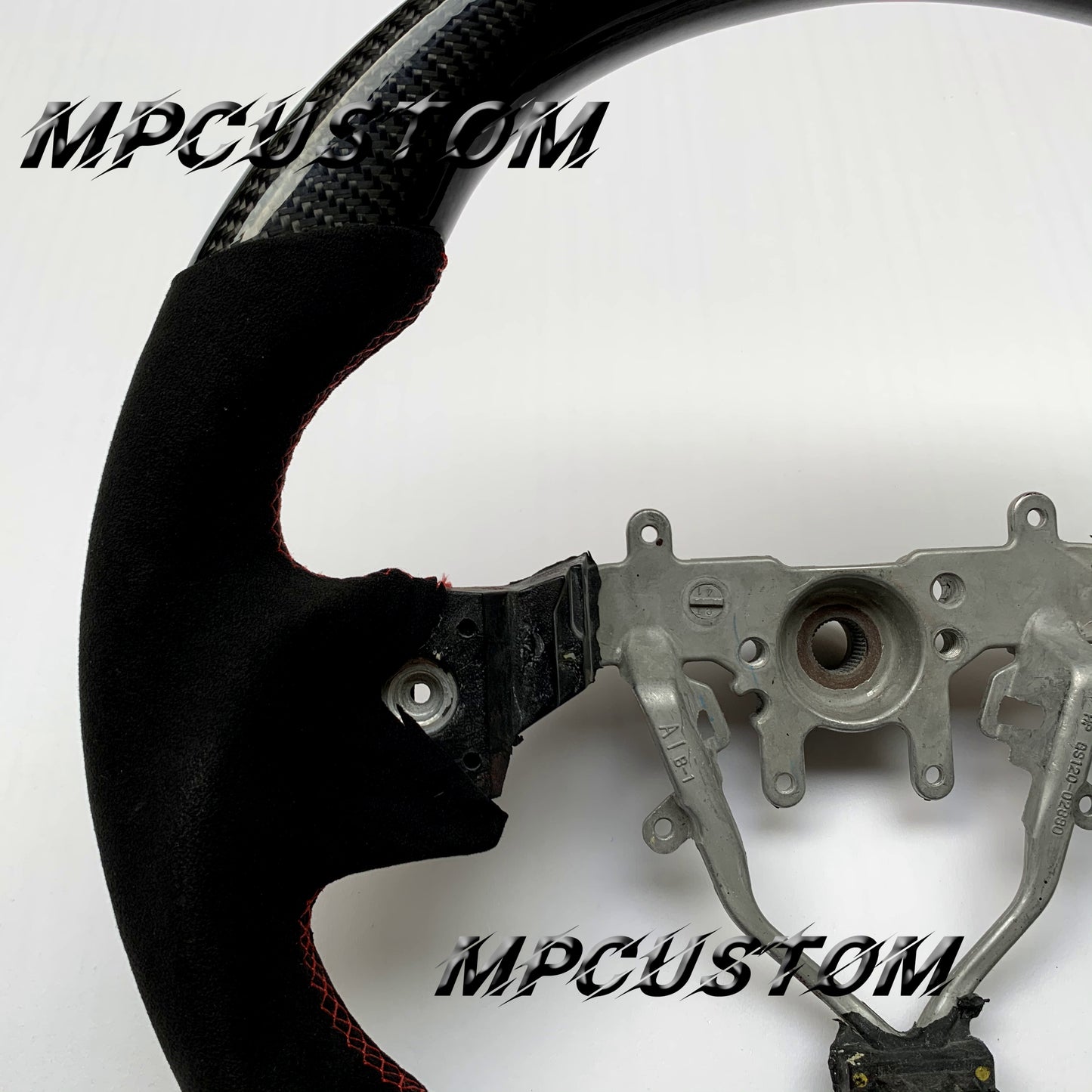 Mpcustom for Subaru wrx sti 2008-2014 carbon fiber steering wheel round top