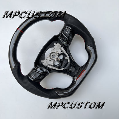 Mpcustom for Toyota Camry Solara Venza 2007-2008 carbon fiber steering wheel round top