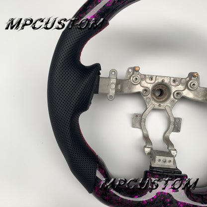 Mpcustom for Nissan GTR R35 2009-2016 carbon fiber steering wheel red stripe line
