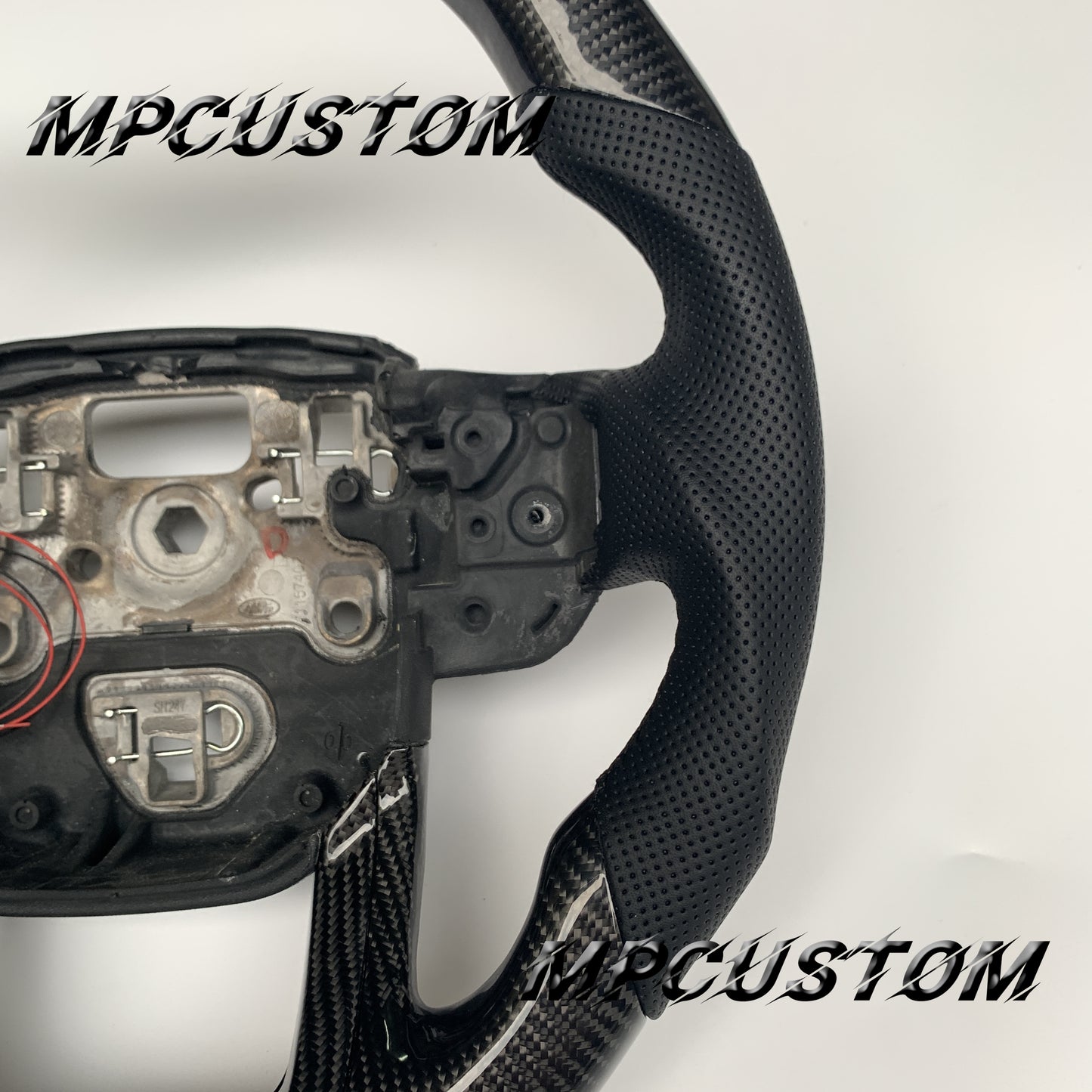 Mpcustom for Land Rover Range Rover carbon fiber steering wheel gloss and led