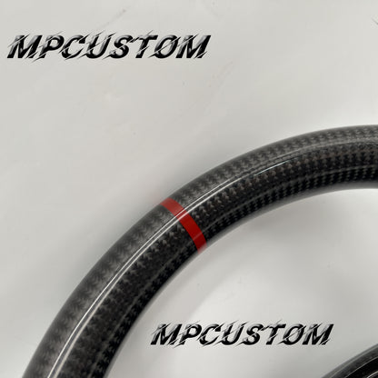 Mpcustom for Mercedes Benz 808AMG /W205 AMG carbon fiber steering wheel gloss and Alcantara