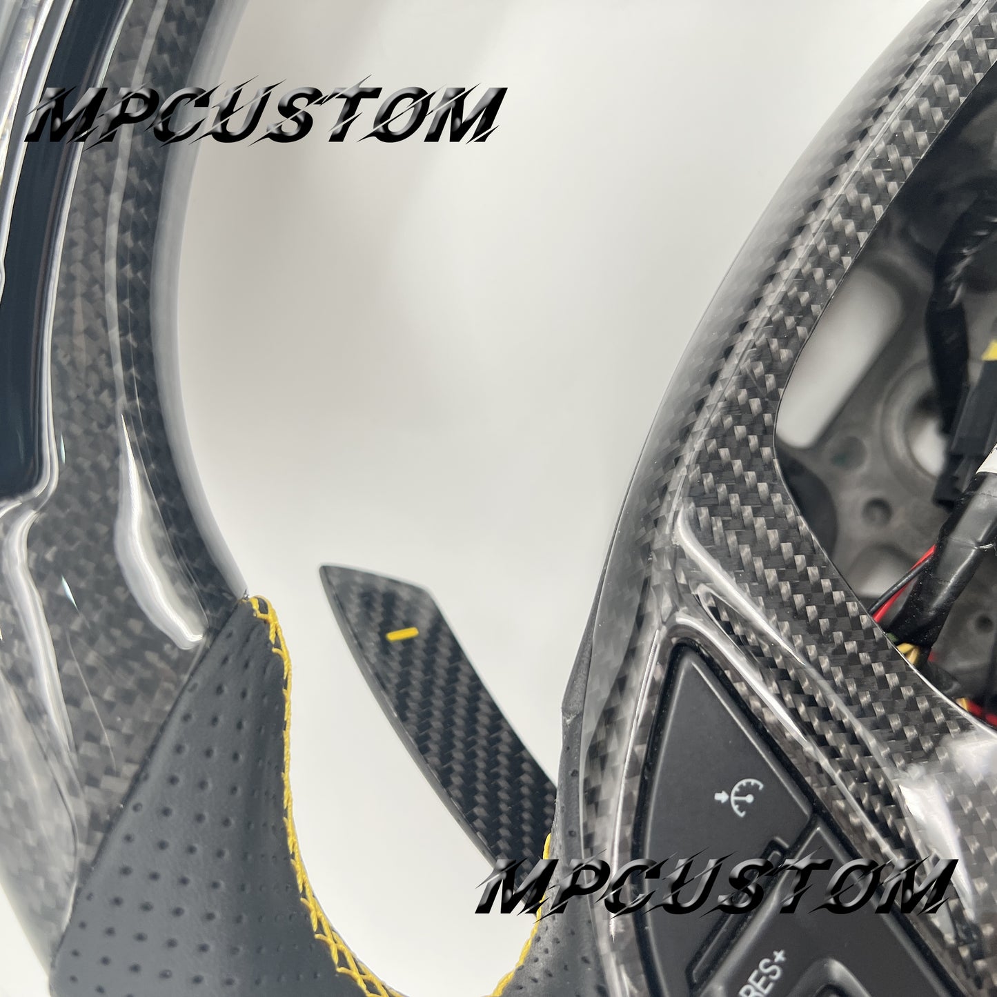 Mpcustom for Chevrolet Camaro 2016+ carbon fiber steering wheel
