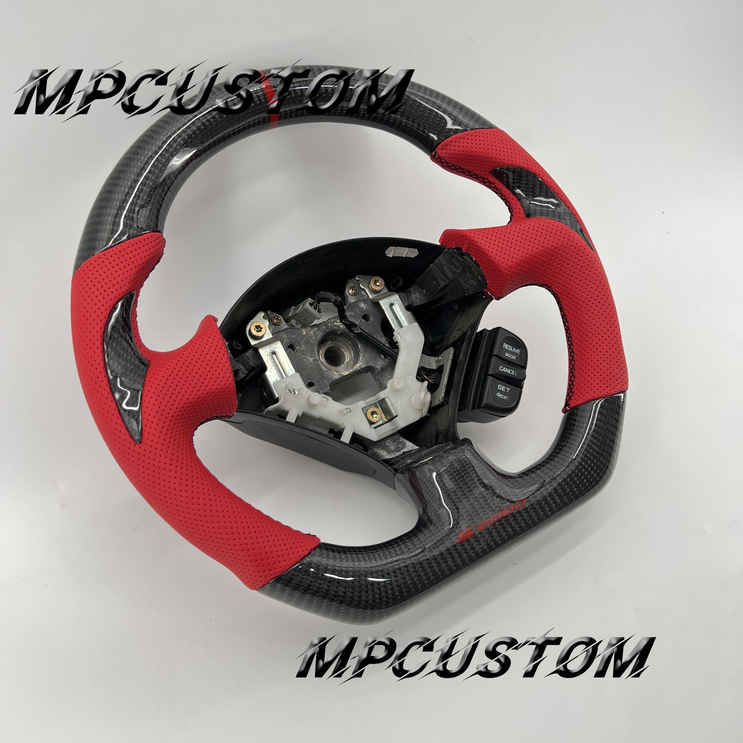 Mpcustom for Toyota Supra MK4 carbon fiber steering wheel gloss